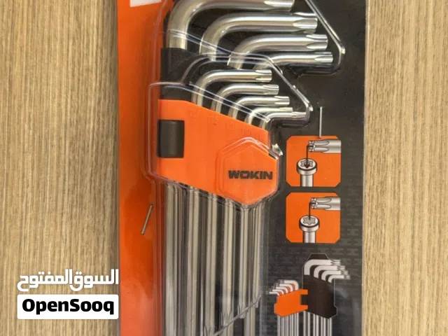 مفك البراغي سداسي مع سياب للتجارة WOKIN 9 PCS Ball Point Long Arm HEX  Key set with SIYAB TRADING