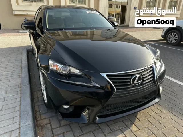 Lexus IS 2016 Black 2.0 Turbo 4 cylinders Perfect Car and Very Economy + Sport Car