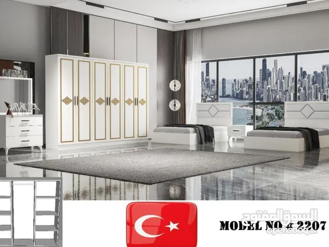 غرف نوم تركي 2 سرير 200 في 120 شامل تركيب ودوشق الطبي مجاني