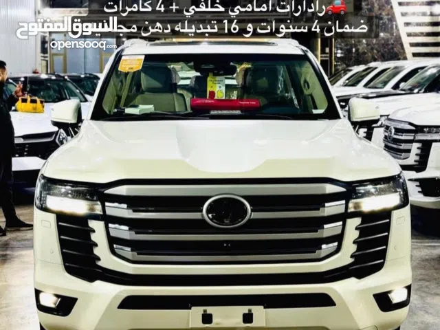 تويوتا لاندكروز GXR TSS ام رادارات وكامرات 5  ضمان 4 سنوات و 80 الف الاسعار نار حتكون وتدللون دلال