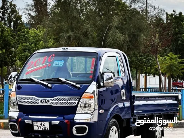 كيا بنجو 2010 ازرق كبينه وربع نخب اول