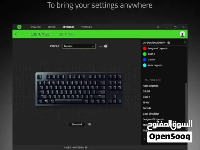 Razer Huntsman Tournament Edition (US Layout) Gaming Keyboard