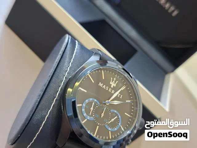 ساعة مزراتي جديدة لم تستخدم بكامل المرفقات وكرت الضمان مختوم