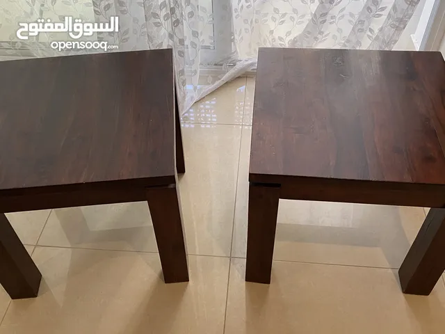 2 nice and heavy square tables. Most likely Indian rosewood.
