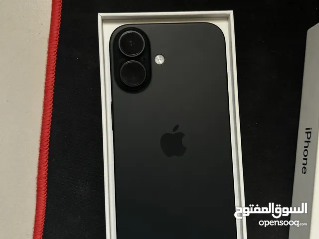 آيفون 16 عادي اسود اللون