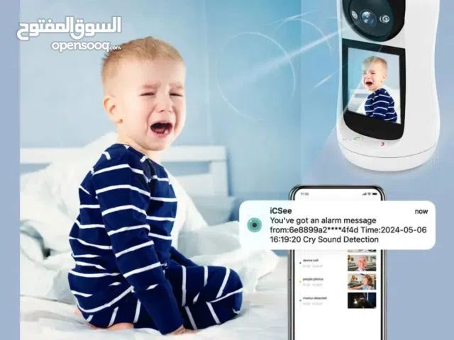 كاميرا مراقبة الاطفال وكبار السن بدقة 3 ميقا بكسل تحمي بيتك واطفالك وتحكم فيها عن بعد بسعر حصري