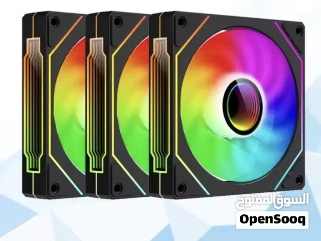 3 PC fans with ARGB for sale