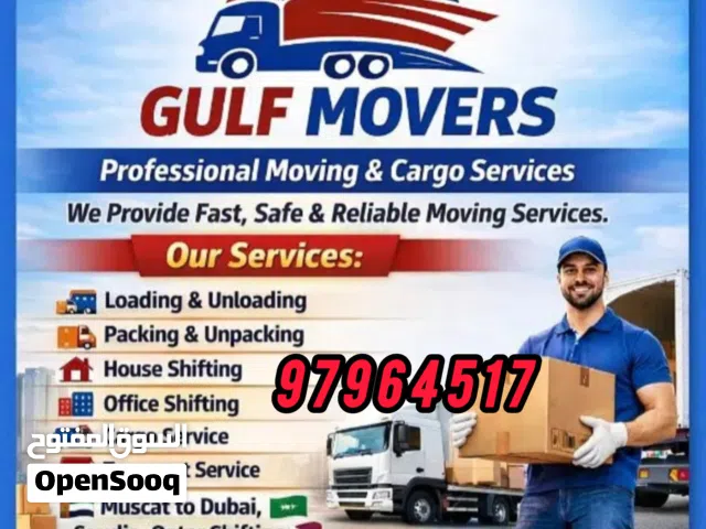 Muscut Movers house office shifting Labour carpenter trucks available best price anytime good servic