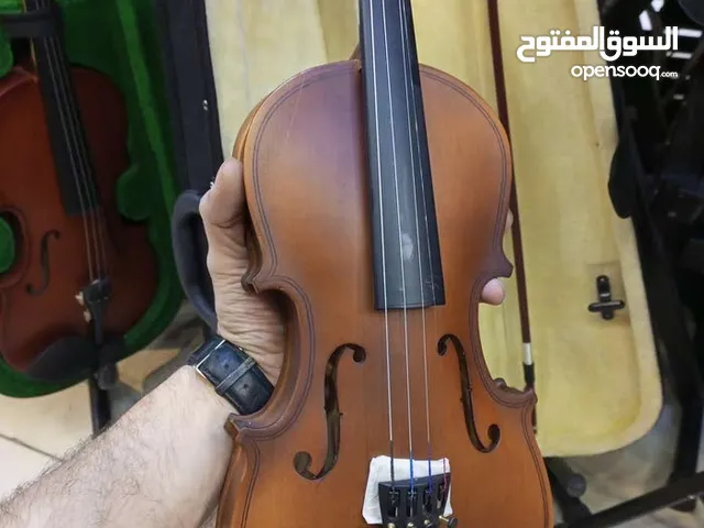 الات موسيقية وترية تعليمية واحترافية كمان تشلو جيتار عود كمان تعليمي فل خشب صوت قوي جميع الاحجام