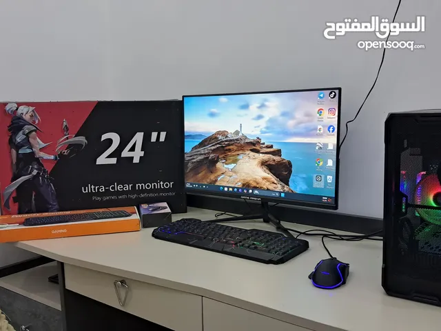 مستعمل استعمال دراسة فقط!  (pc gaming ) يشغل جميع الالعاب فريمات ممتازة