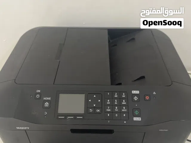 طابعة canon اصلية وكبيرة الحجم بالحبر