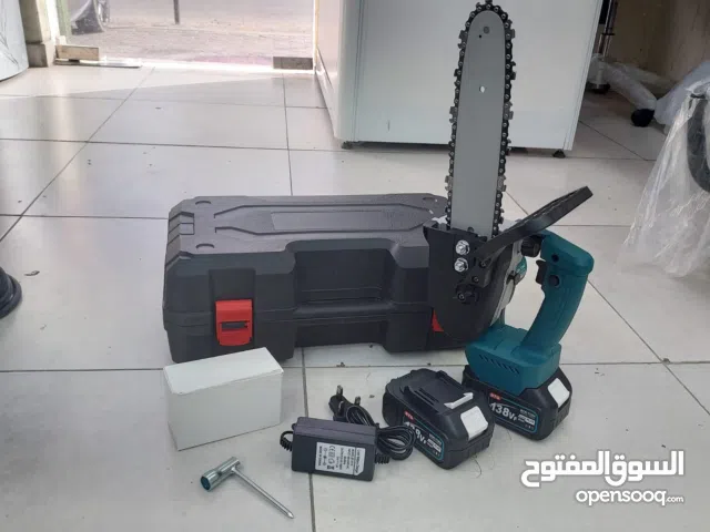 منشار قص الخشب والحطب والأشجار حجم متوسط 10 انش بطارية لاسلكي من شركه بونتوم