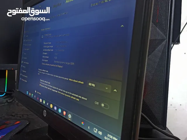 شاشة. نوع HP. مستخدم نضيف
