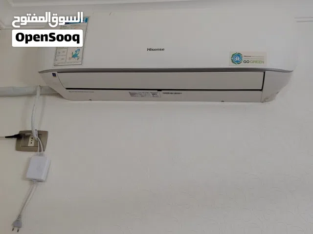 مكيف هايسنس واحد طن بحالة الجديد انفيرتر