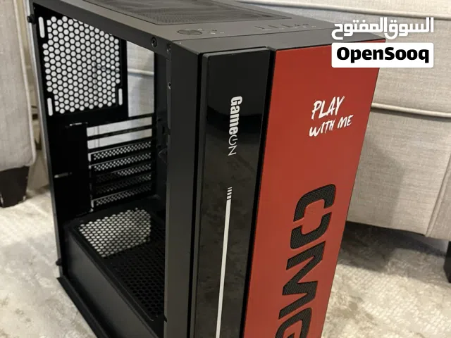 كيس جيمنج فارغ GameMax OMG (بدون زجاج جانبي) مع مروحه واحده