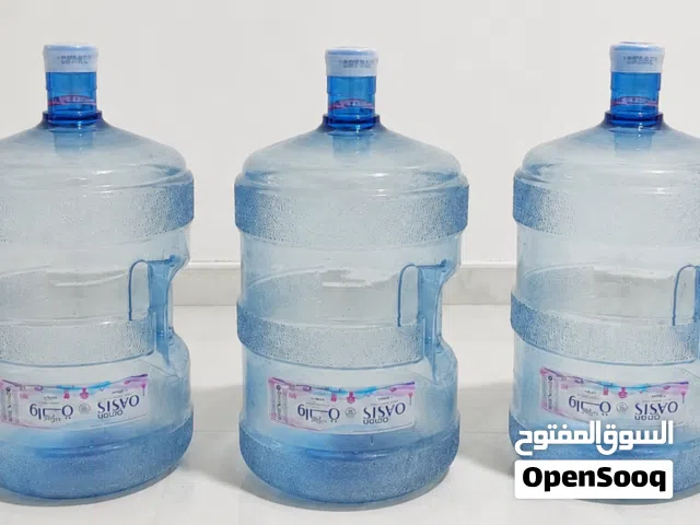 5 Gallon Water Bottles  3 nos