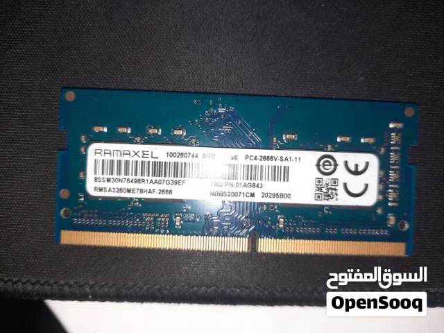 Ramaxel 8GB DDR4 2666Mhz OR Crucial 8GB DDR5