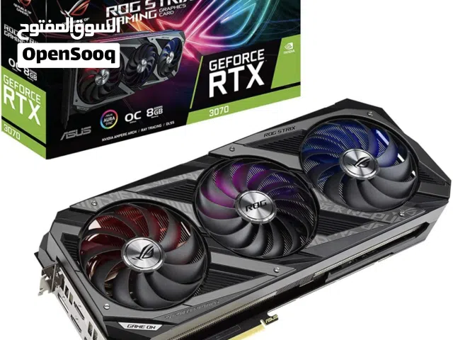 كارت شاشه rtx 3070 rog