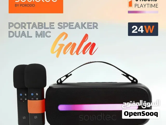 Porodo Soundtec Portable Bluetooth Speaker with Dual Wireless Microphones Price 9 BD Free Delivery.
