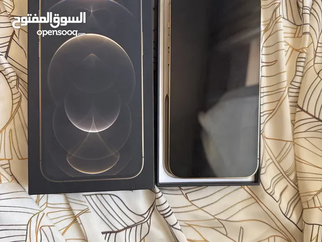 iPhone 12 pro max 128 GB GOLD used آيفون 12برو ماكس مستعمل ذهبي 128 GB