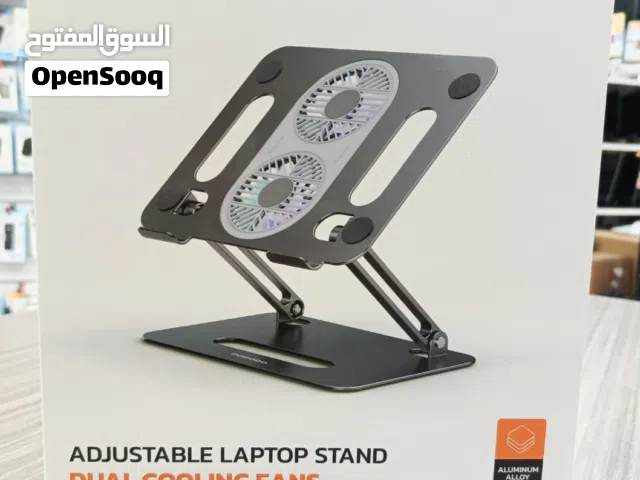 PORODO ADJUSTABLE STAND DUAL COLLING FAN / Dual Cooling Fan in Oman / Brand New