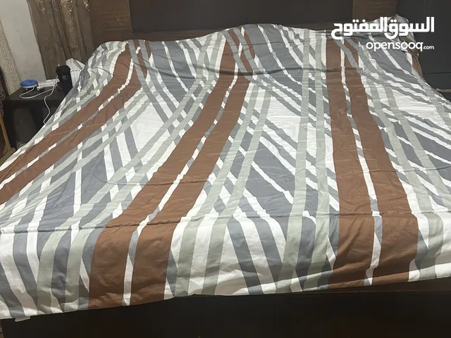 سرير خشب للبيع +خزانة طابقين تقيلة+ تسريحة مصرية دمياطية ثقيل