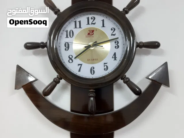 ساعة حائط كبيرة خشب Big wood wall clock
