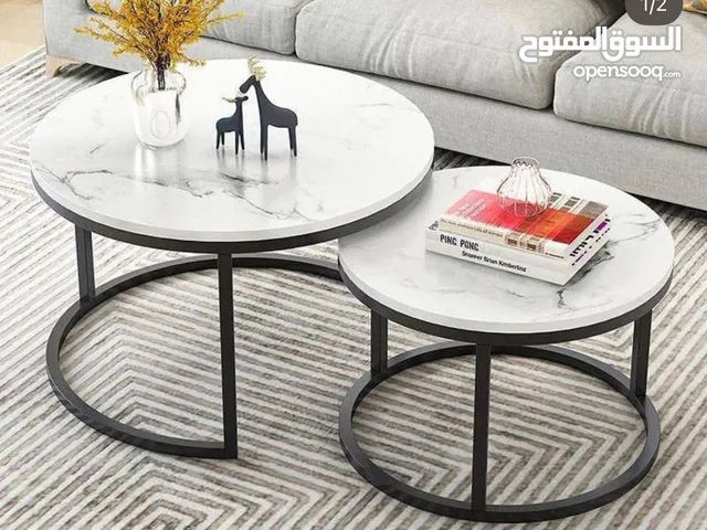 طاولة وسط مكونة من قطعتين 70سم -50سم وفرنالكم اليوم طاولات الوسط الأكثر طلباً وبسعر منافس جداً