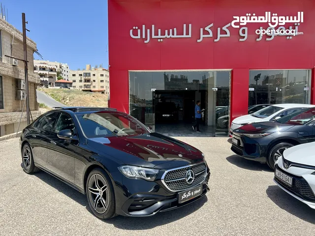 مرسيدس E200 AMG بانوراما كت اسود نايت 2024 الشكل الجديد وارد المانيا بحالة الزيرو مميزة