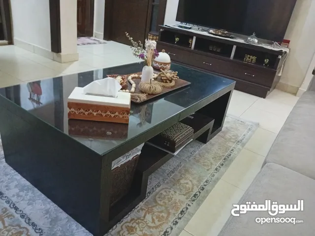 طاولة وسط وطاولة تلفزيون خشب صولد متين لغرفة الجلوس