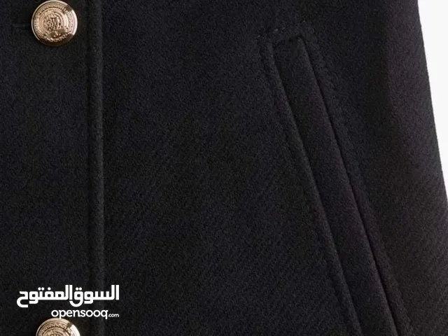 كوت اسود تسليم فوري H&M