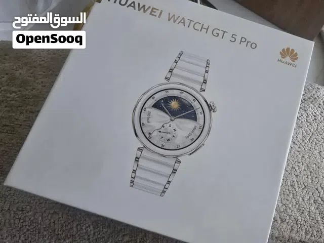 ساعة هواوي ذكية جديدة - مقاومة للماء، عمر بطارية طويل، تصاميم أنيقة هواوي GT 5 Pro