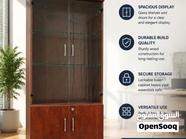 Glass Door Cabinet For sale