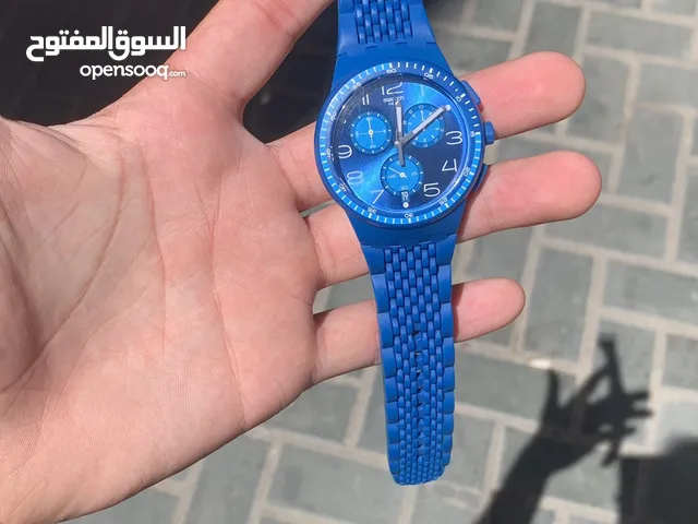 swatch trible blue