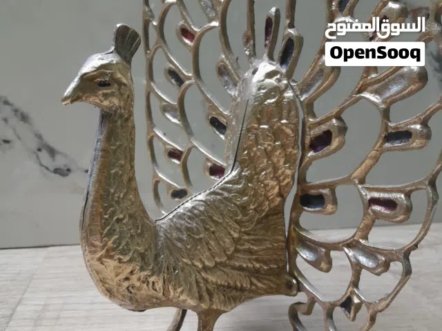 طاؤؤس نحاس ثقيل نقش بحاله ممتازة جدا حجم كبير