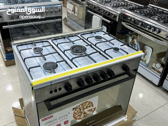 غاز فريش 90 سم فل سفتي مع مراوح منصب عريض سعر حرق