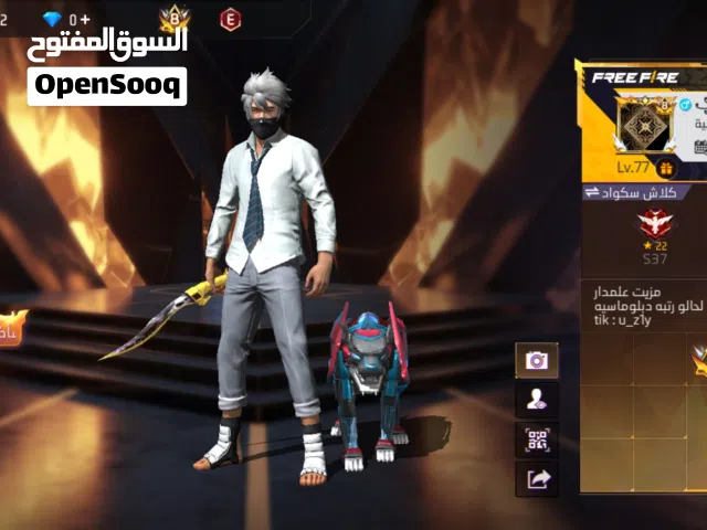 Free Fire Accounts and Characters for Sale in Irbid
