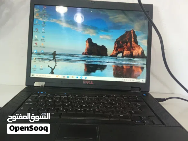 لابتوب DEEL للبيع الجهاز انضيف بس القواعد مكسرا لازم اتركي على اشي وباقي أمورا تمام