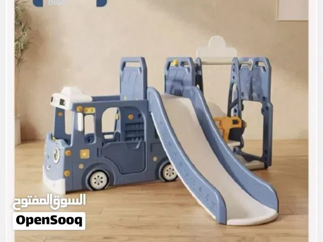 slide house playground outdoors toys chair table