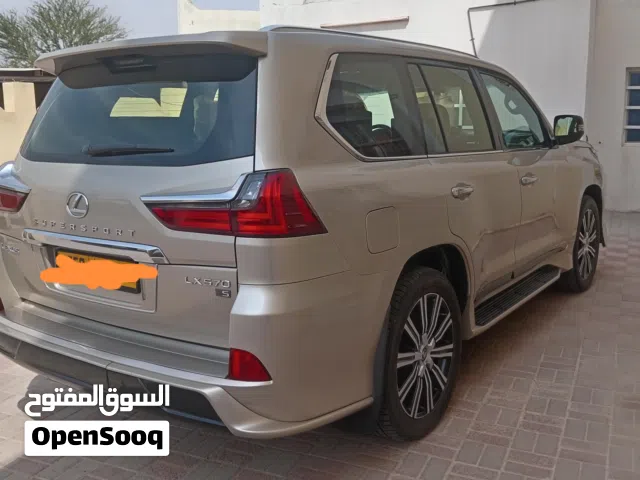 لكزس سوبر سبورت رياضي LX5700 خليجي موديل 2018 بليته وملكيه