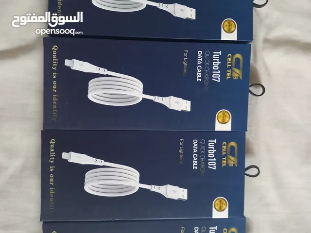 4 كابلات شحن سريع للايفون ونقل البيانات والمزامنه جداد تماما