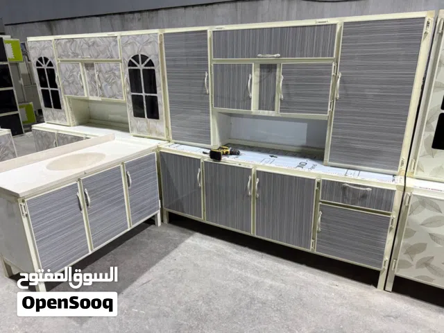 كاونتر مع ملحق قياس مترين مع سنك متر و20 سم المغسلة مرمر الالمنيوم