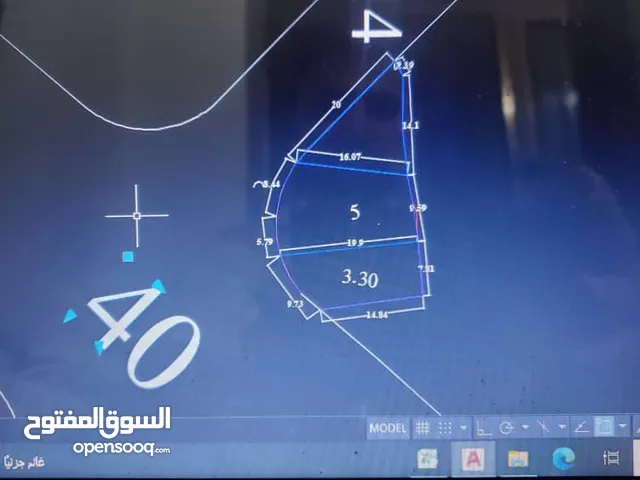 قطعه ارض حر مخطط دولة معتمد تجاريه وسكنيه شارع40