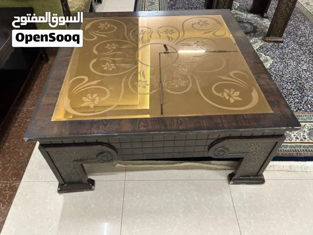 طقم طاولات كبيرة الرياض المصيف  Vintage coffee table & side table