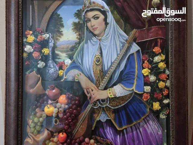 لوحة فنية ثلاثية الأبعاد ( الفن الإيراني الأصيل )