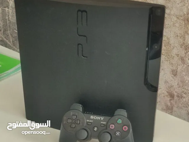 بلايستيشن 3 نظيييف جدا مهكر وفل العاب معاه 2 يدات مساحته 320