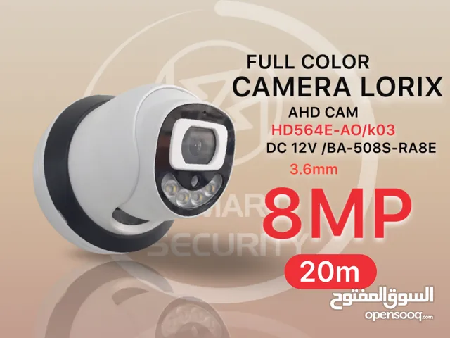 كاميرا CAMERA LORIX 8MP  FULL COLOR  AHD CAM HD564E-AO/k03  DC 12V /BA-508S-RA8E
