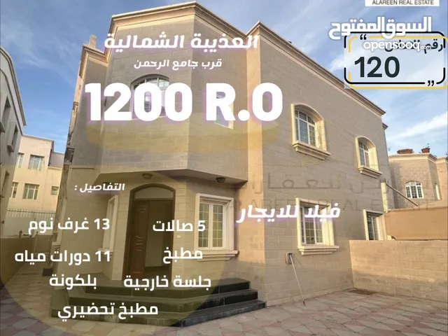 300m2 More than 6 bedrooms Villa for Rent in Muscat Azaiba