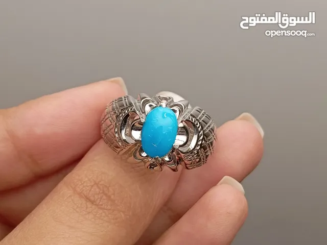 خاتم بحجر فيروز نيشابوري
