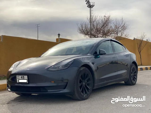 تيسلا موديل 3 2022 دوال موتور لونج رينج جمرك جديد